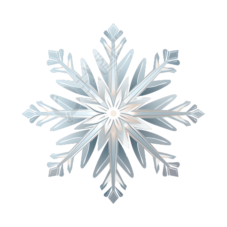雪花矢量艺术插图