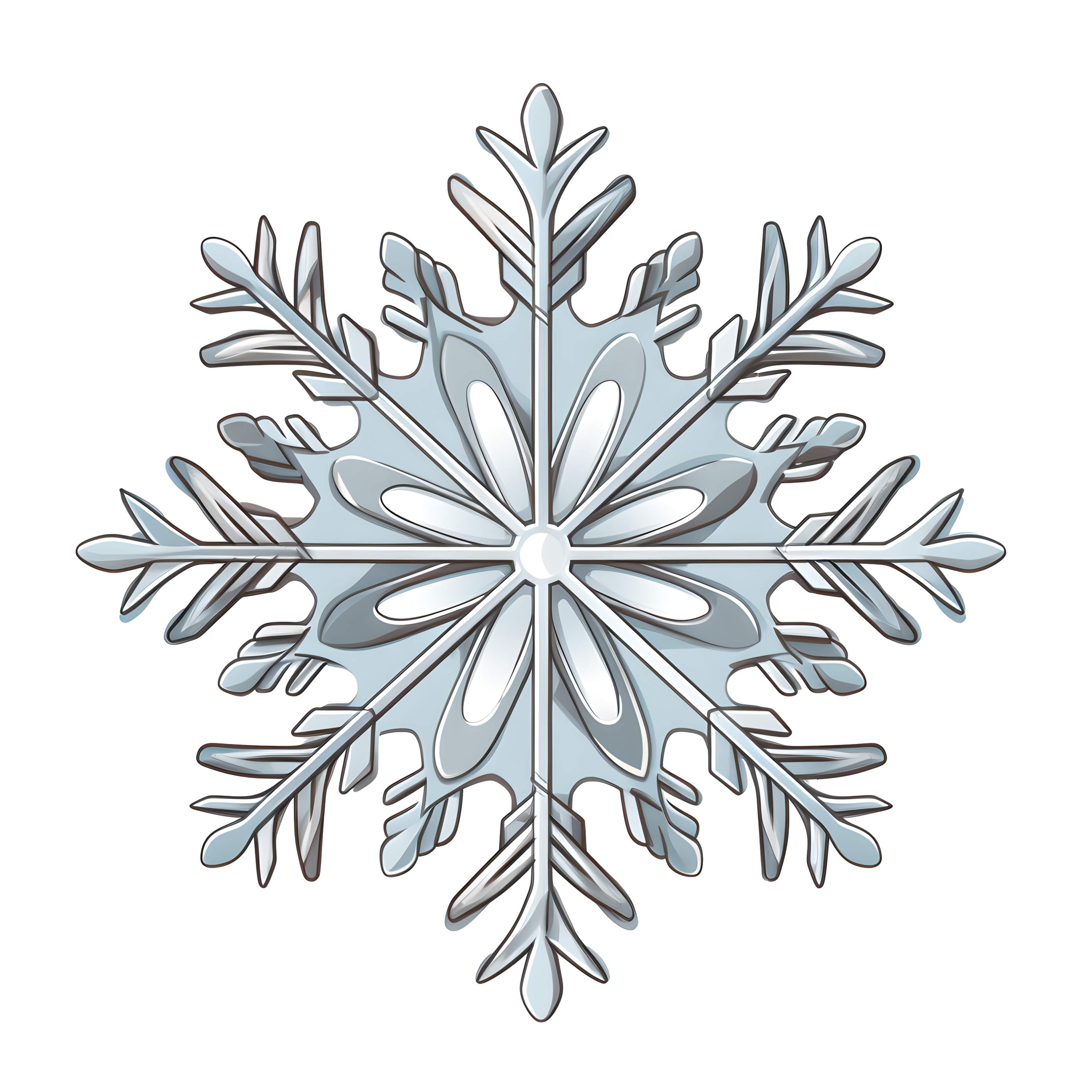 雪花矢量素材
