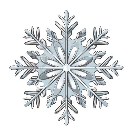雪花矢量素材