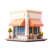 3D购物小店简单设计元素