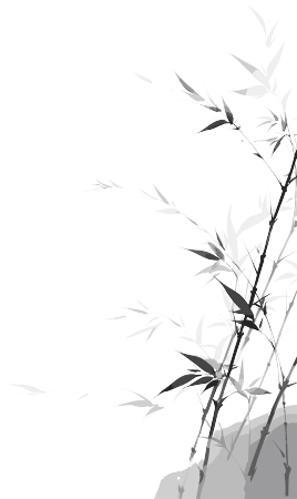 水墨竹子创意设计元素