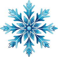 蓝色雪花商业设计素材