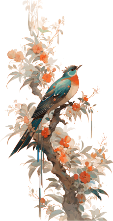 中国画花鸟可商用素材