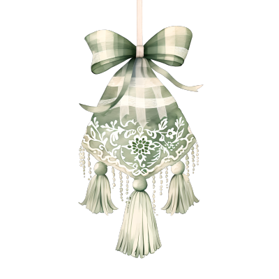 复古圣诞装饰商业可用插图