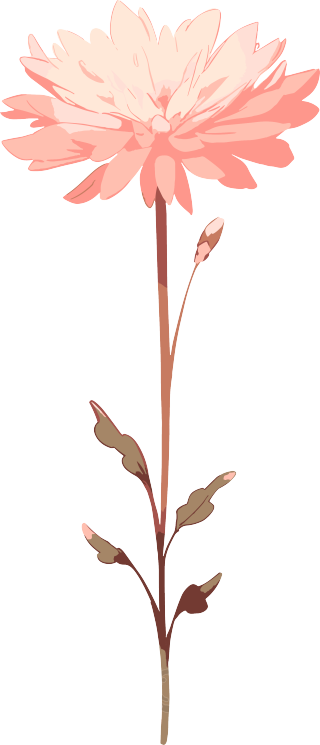 线条花朵商业设计元素