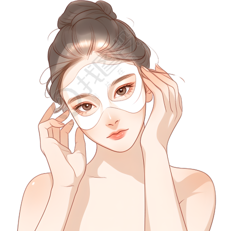 女性护肤创意设计元素