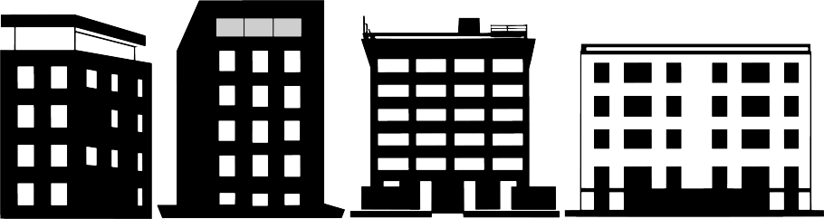 建筑剪影PNG图形素材