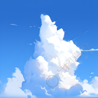 蓝天背景简约设计素材