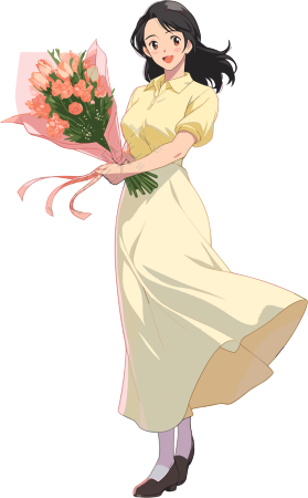 教师节卡通女老师插画