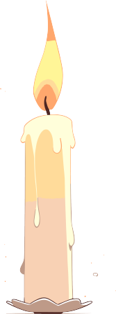 烛光插画设计素材
