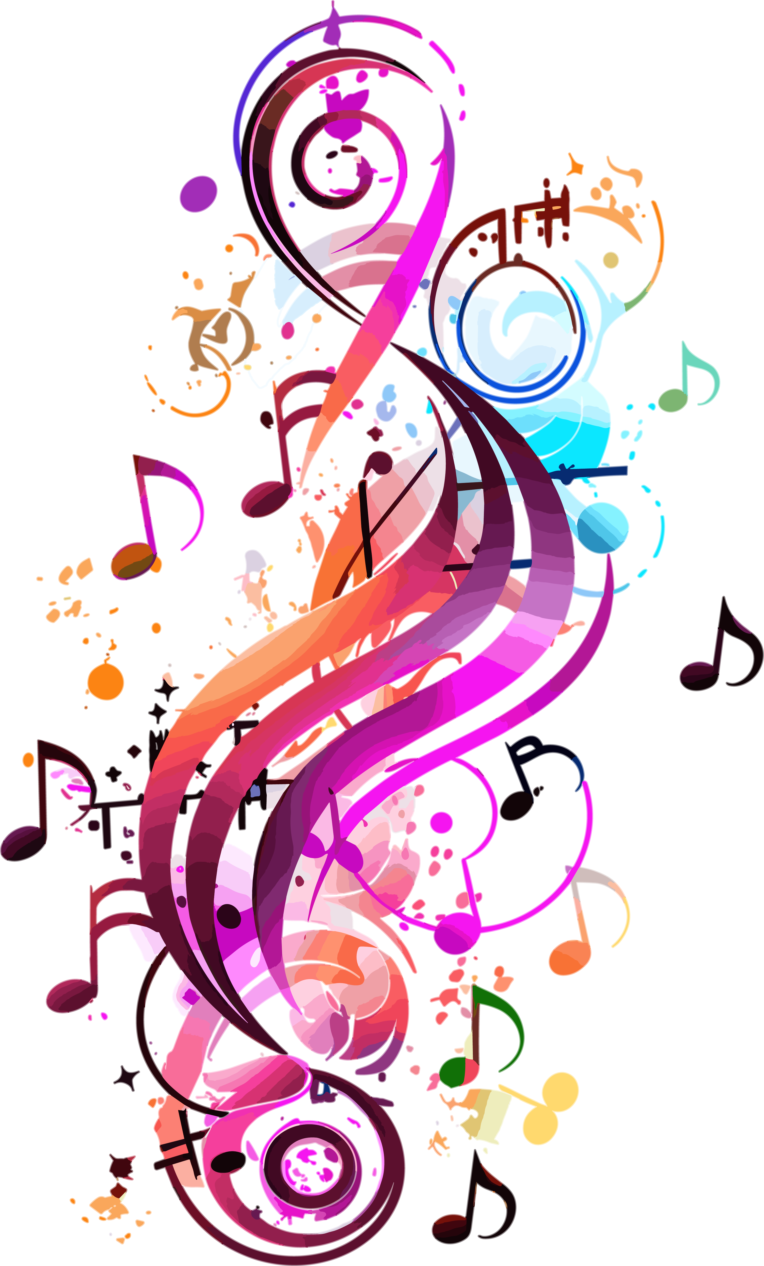 音乐节概念徽章商业插画