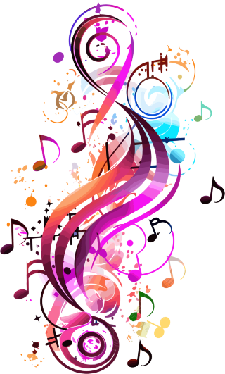 音乐节概念徽章商业插画