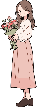 教师节卡通女老师PNG插图
