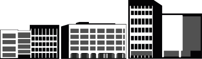 建筑剪影插画