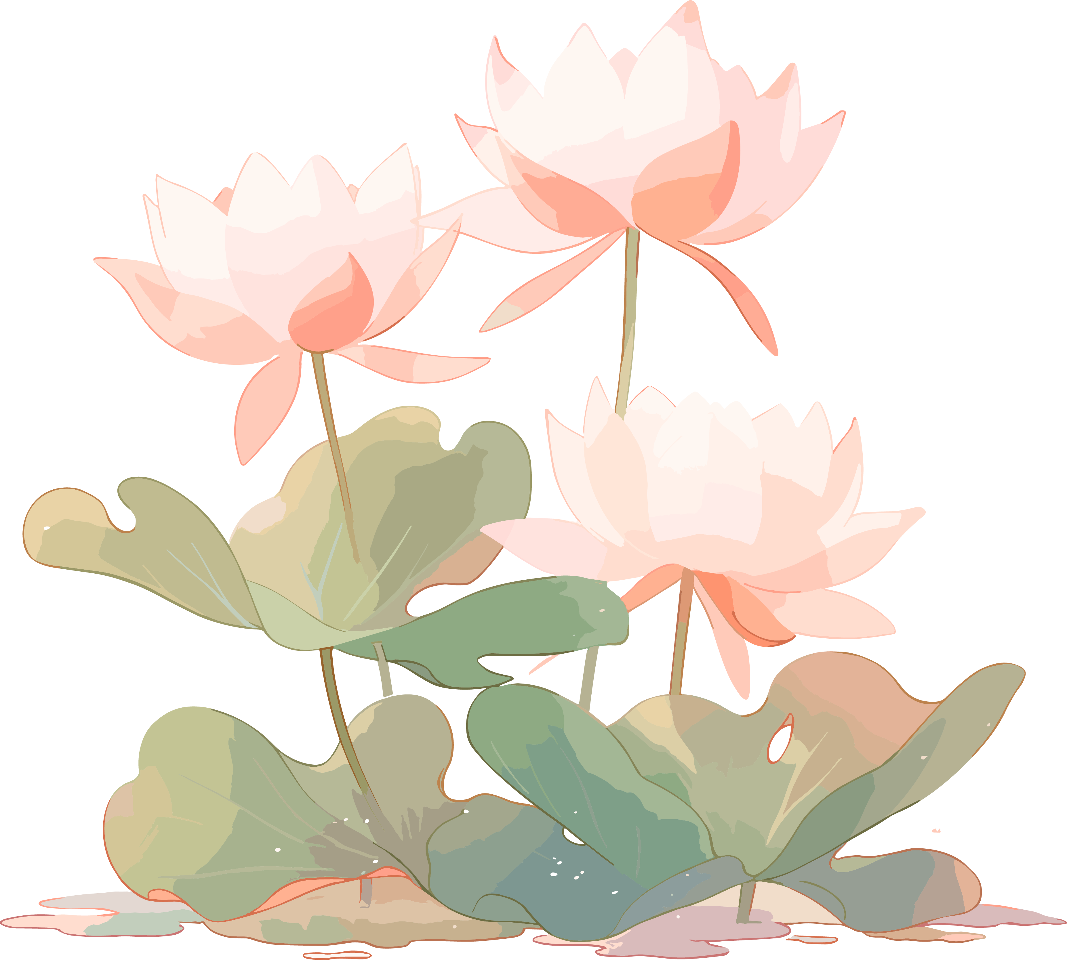 莲花儿童艺术素材