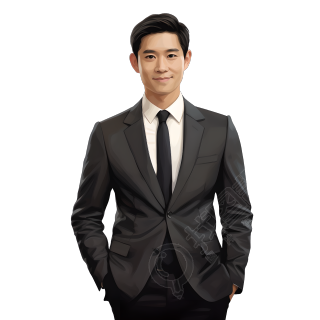 人像老师笑脸素材