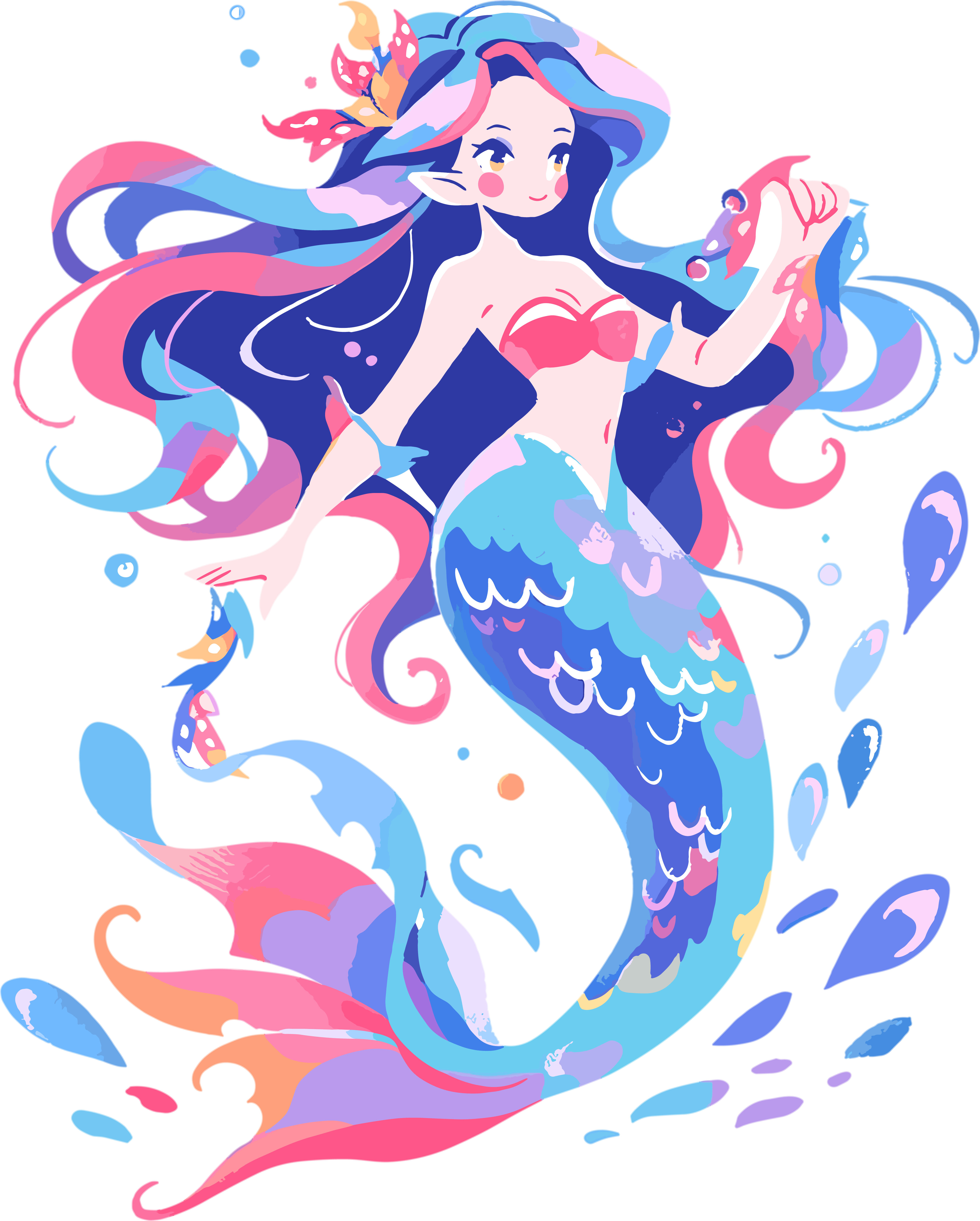 美人鱼创意设计元素