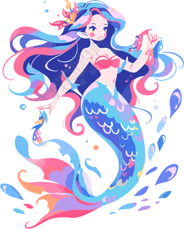 美人鱼创意设计元素