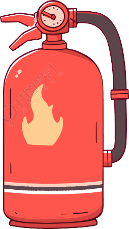 灭火器图形设计素材