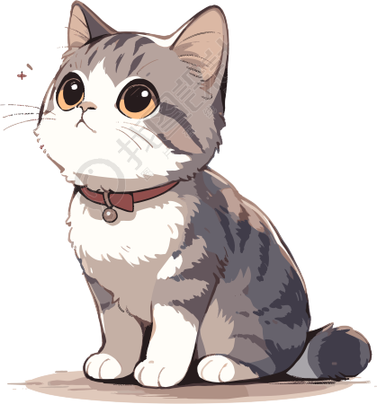 卡通猫图案素材