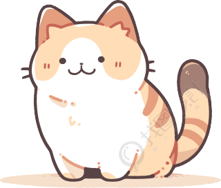 卡通猫PNG图形素材