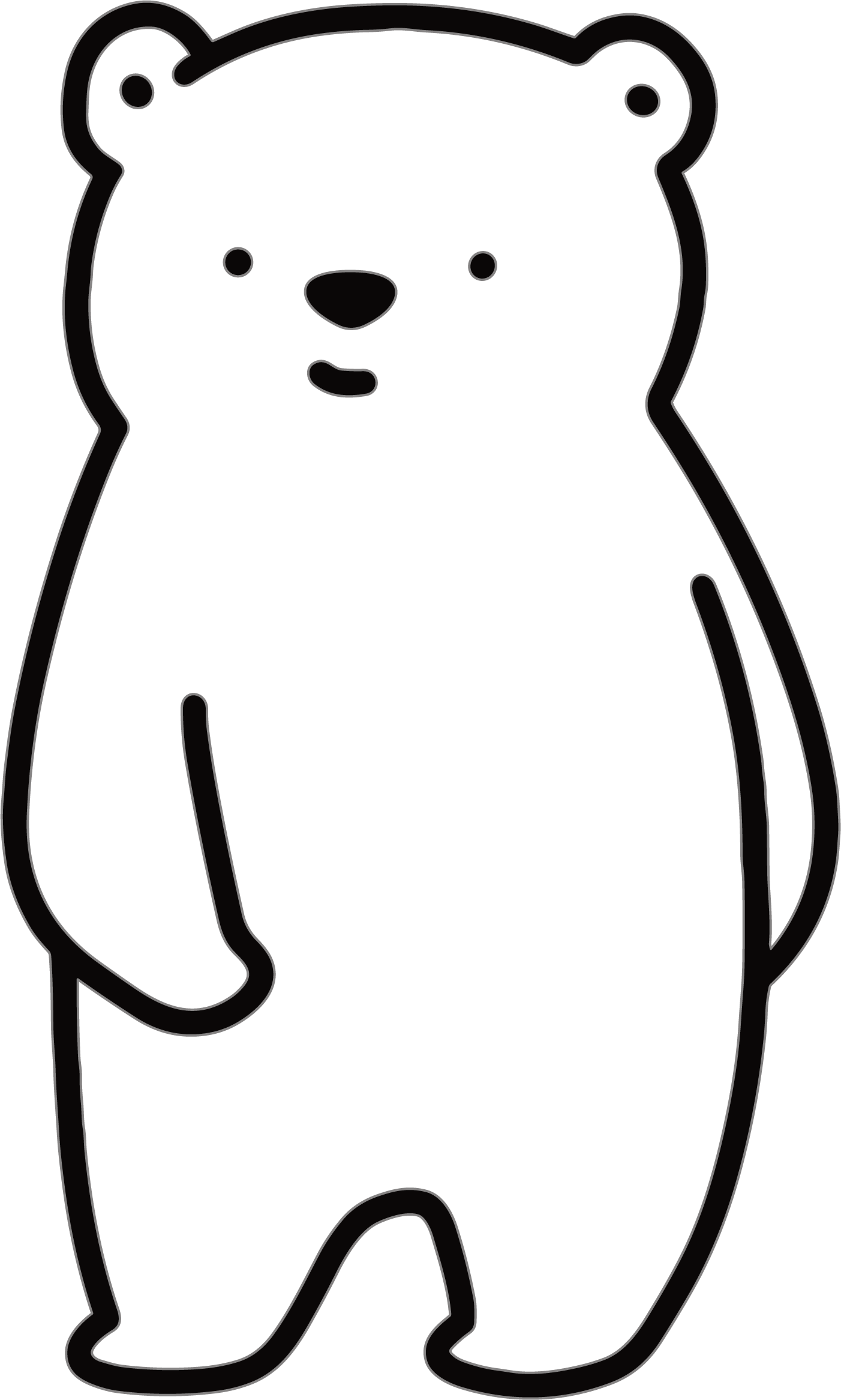 小熊简笔画