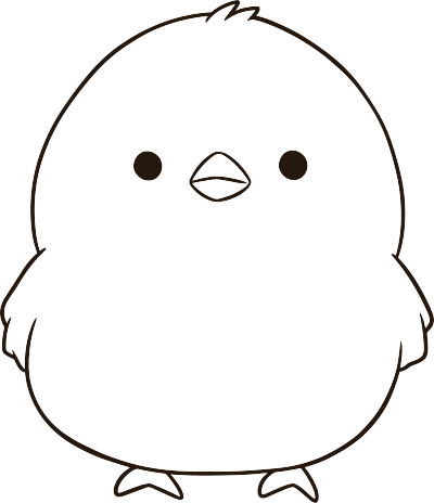 小鸡简笔画