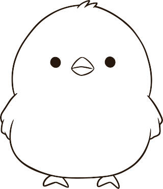小鸡简笔画