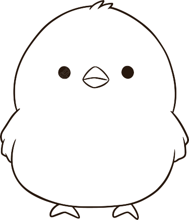 小鸡简笔画