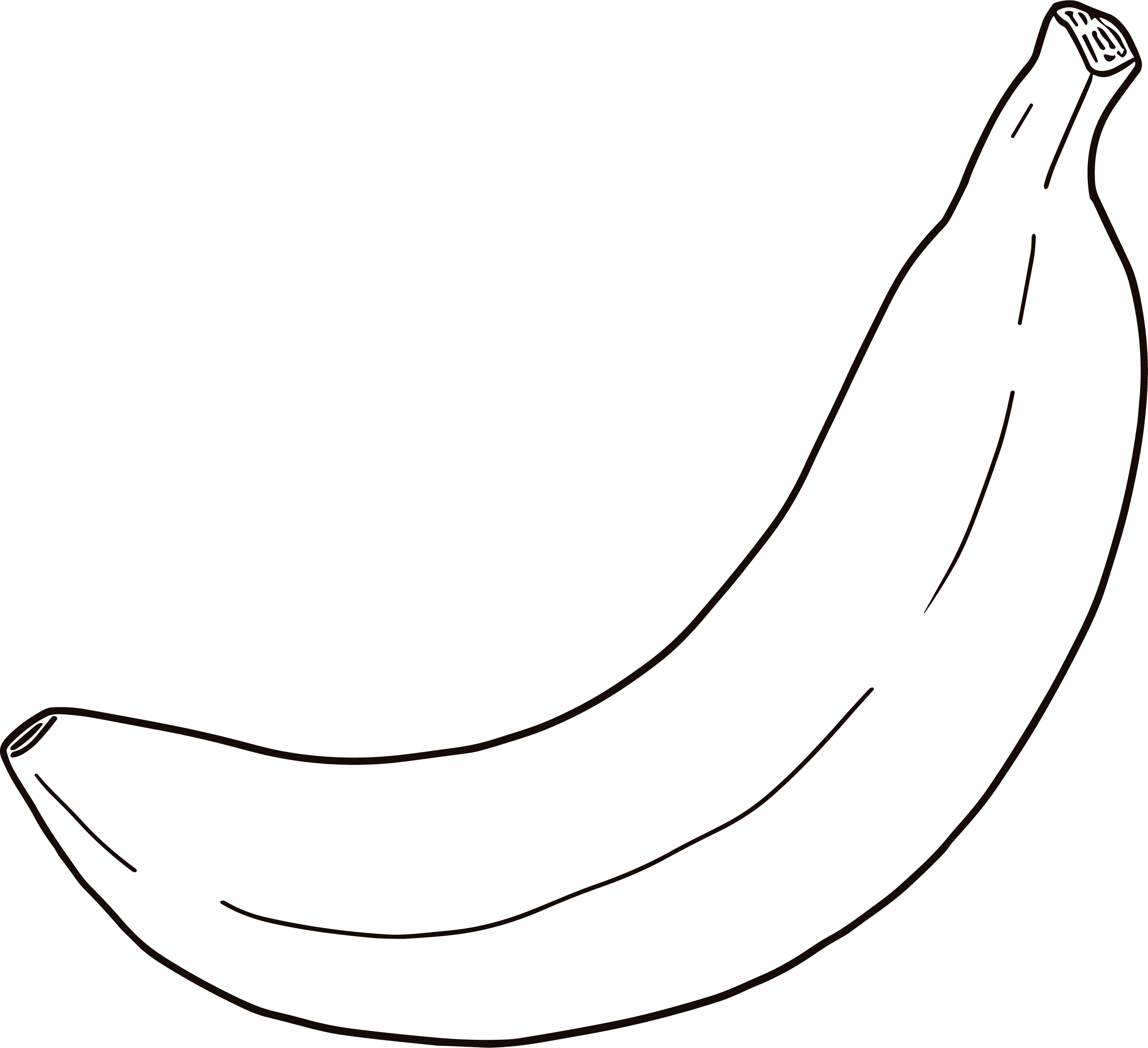 香蕉简笔画