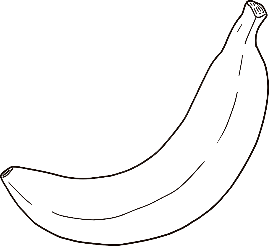香蕉简笔画