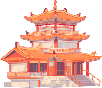 国风阁楼可商用素材