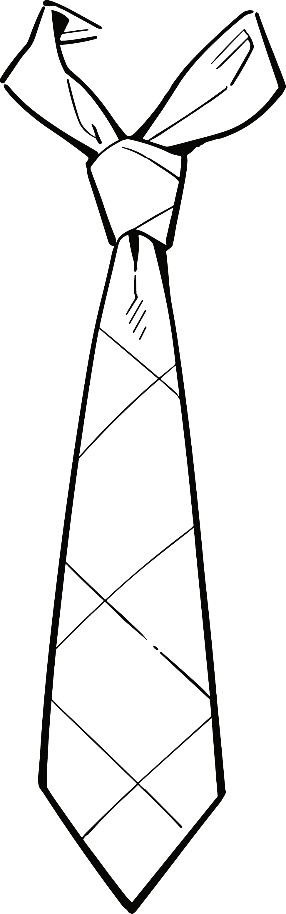 领带简笔画