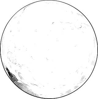 月亮简笔画