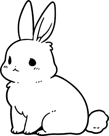 玉兔简笔画