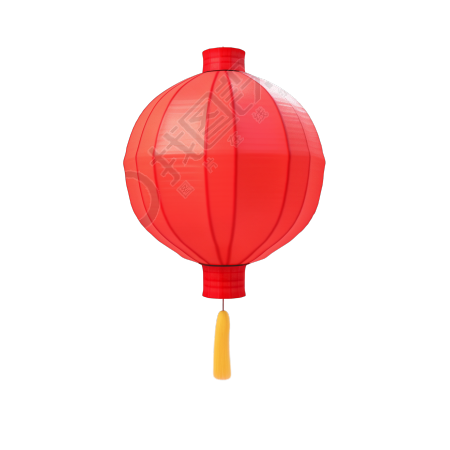3D红灯笼高清图形设计元素