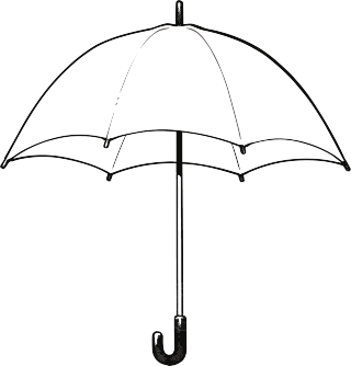 雨伞简笔画