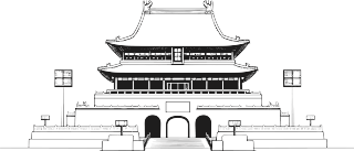 北京天安简笔画