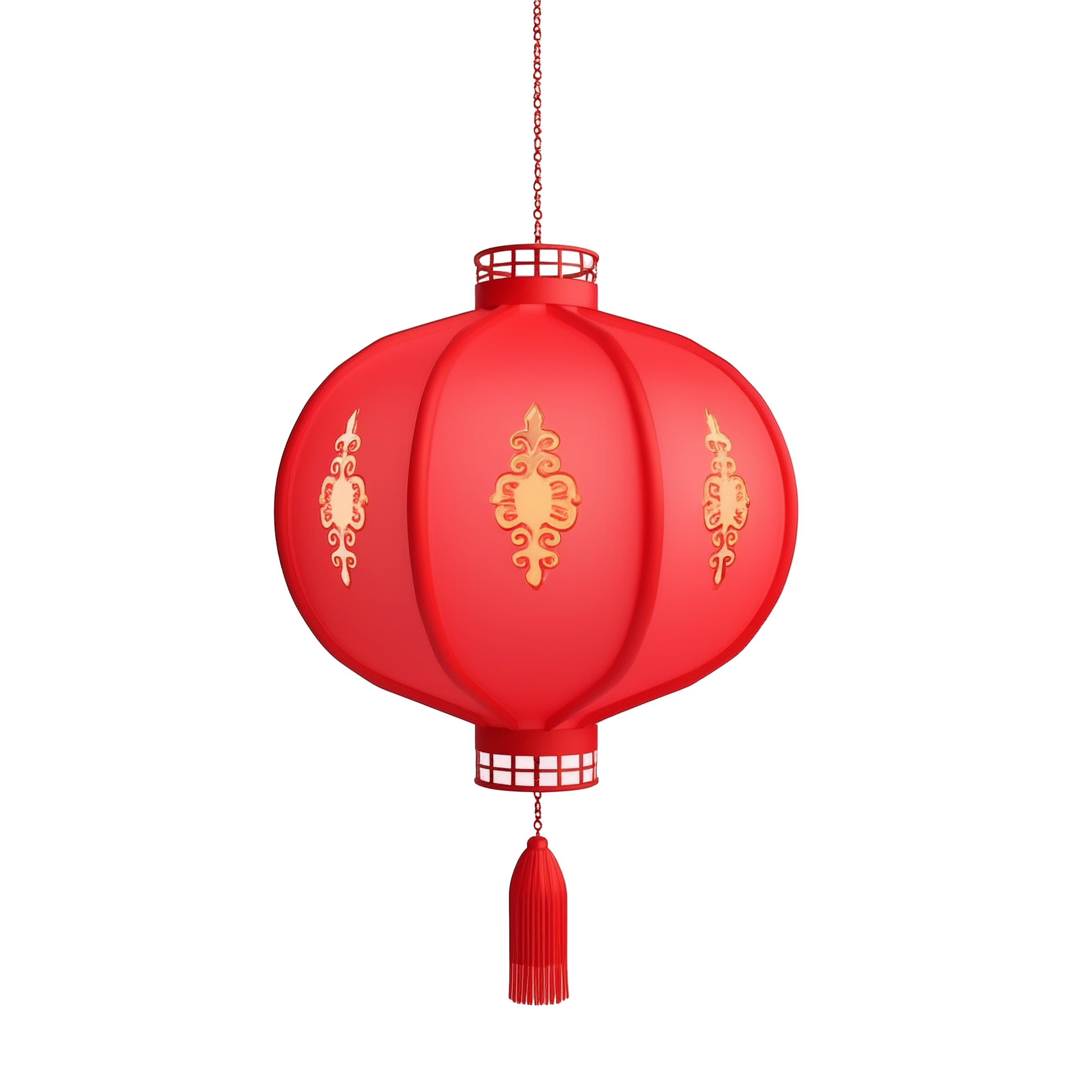 3D红灯笼设计元素