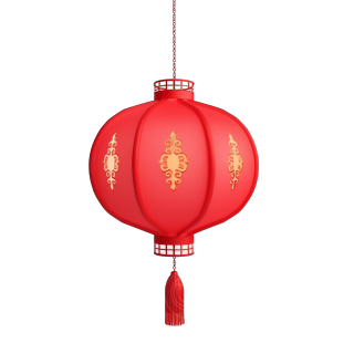 3D红灯笼设计元素
