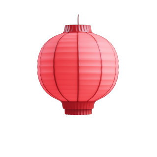 3D红灯笼渲染素材