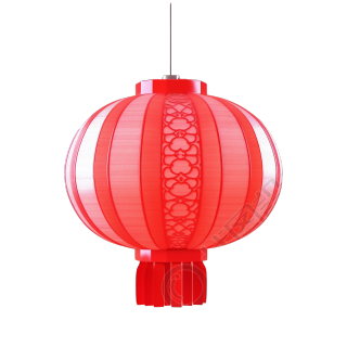 3D红灯笼简约素材