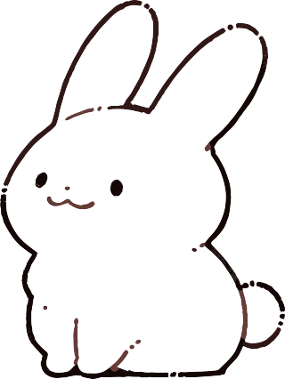简笔画兔子