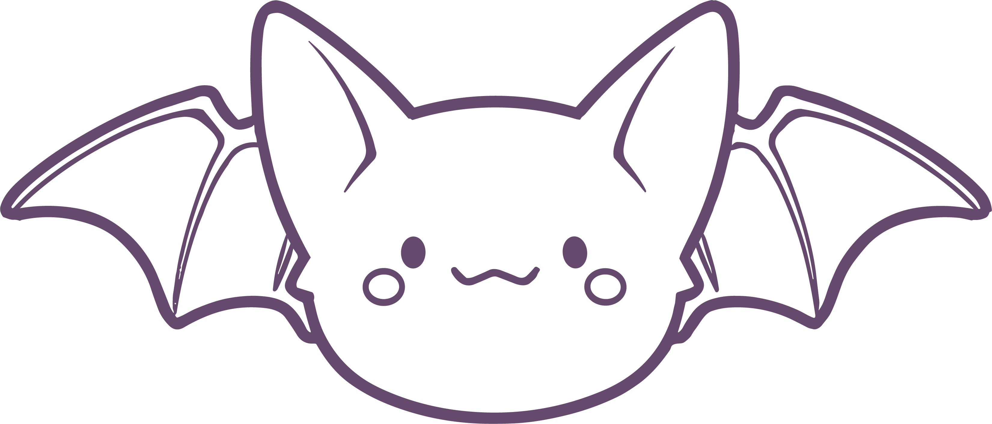 蝙蝠简笔画