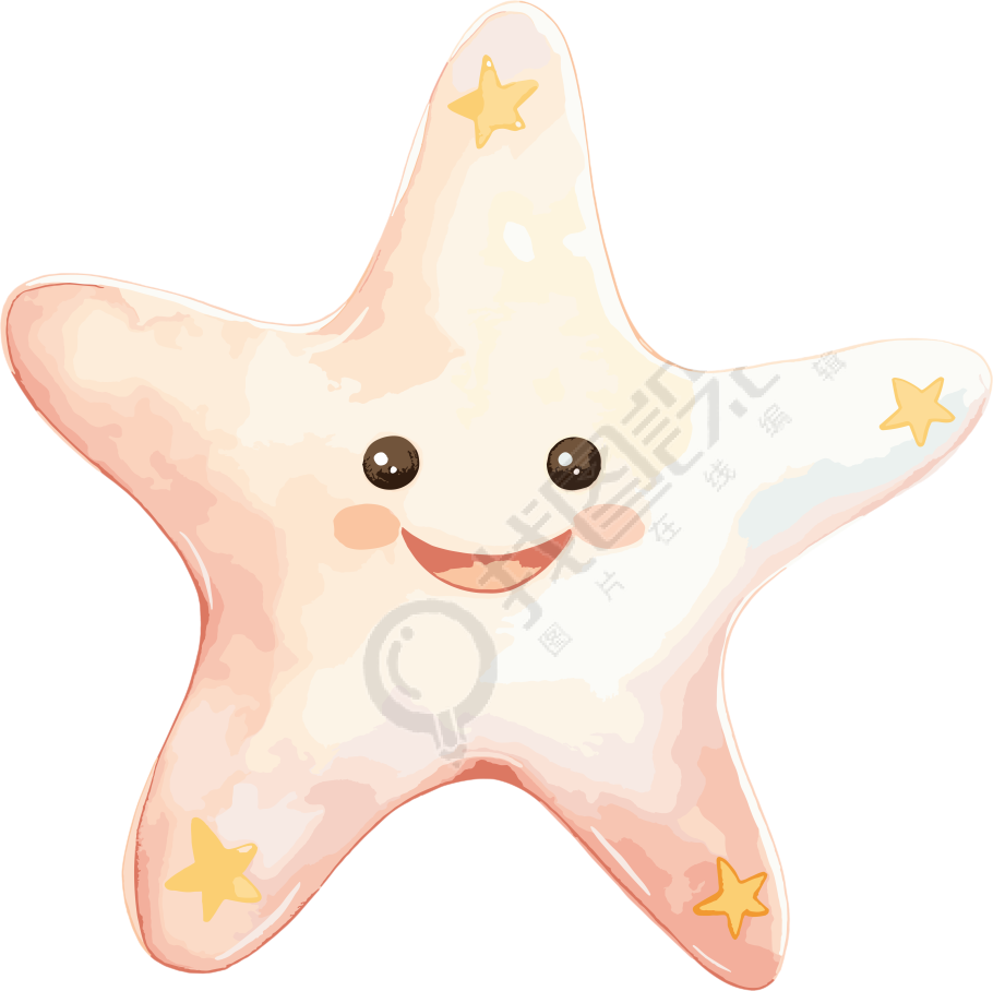 海星可爱手绘素材