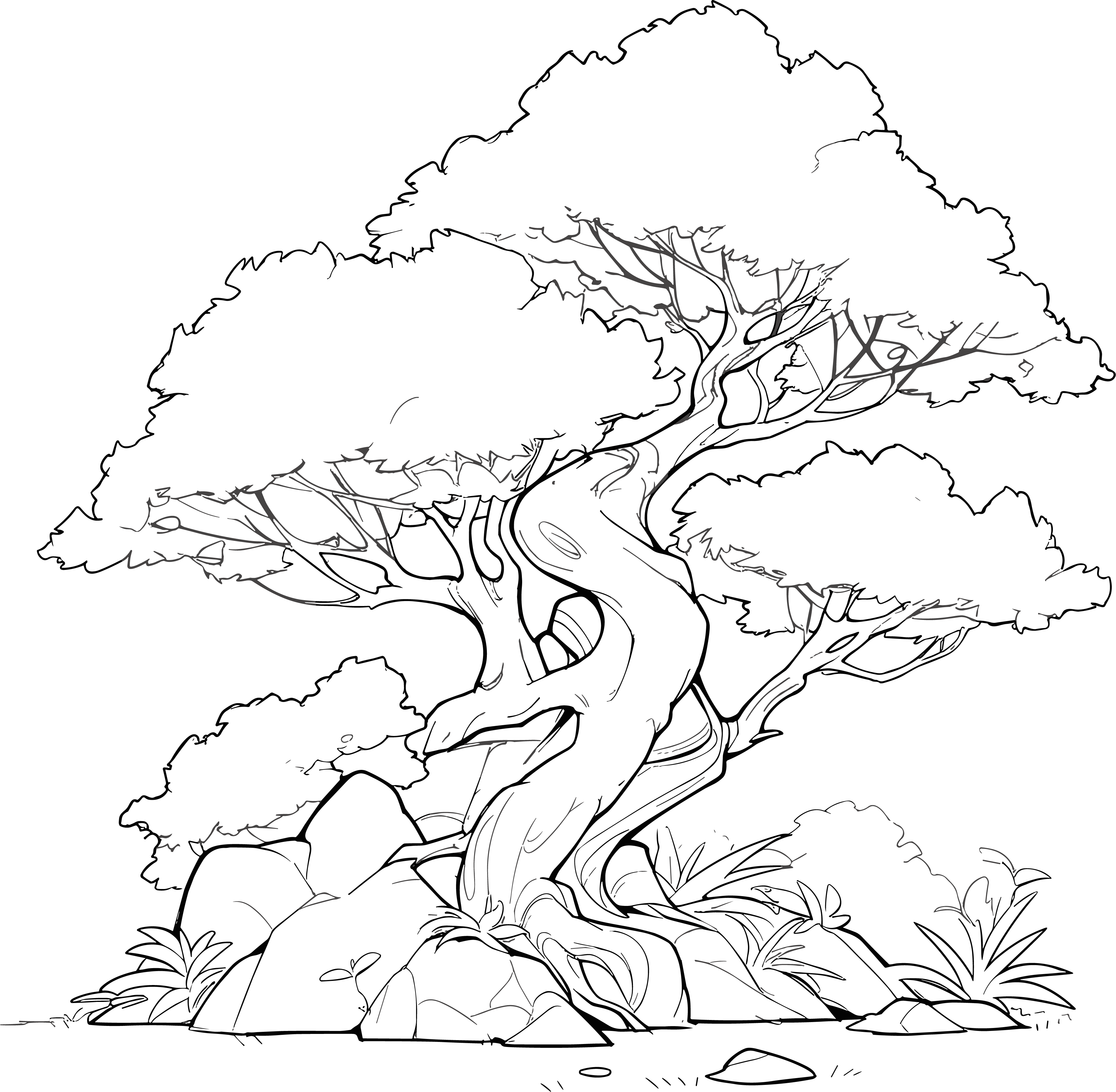 风景简笔画