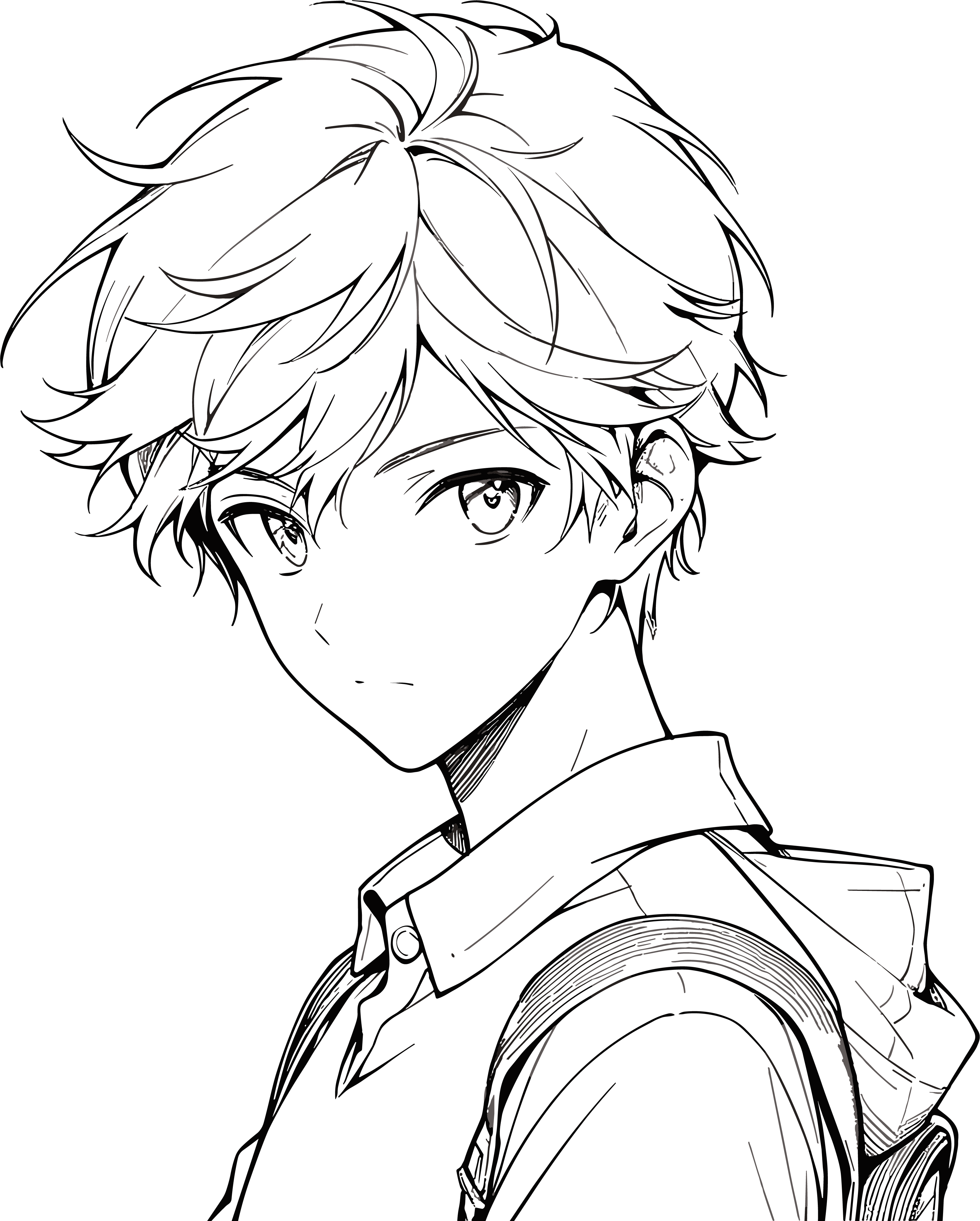 动漫人物简笔画
