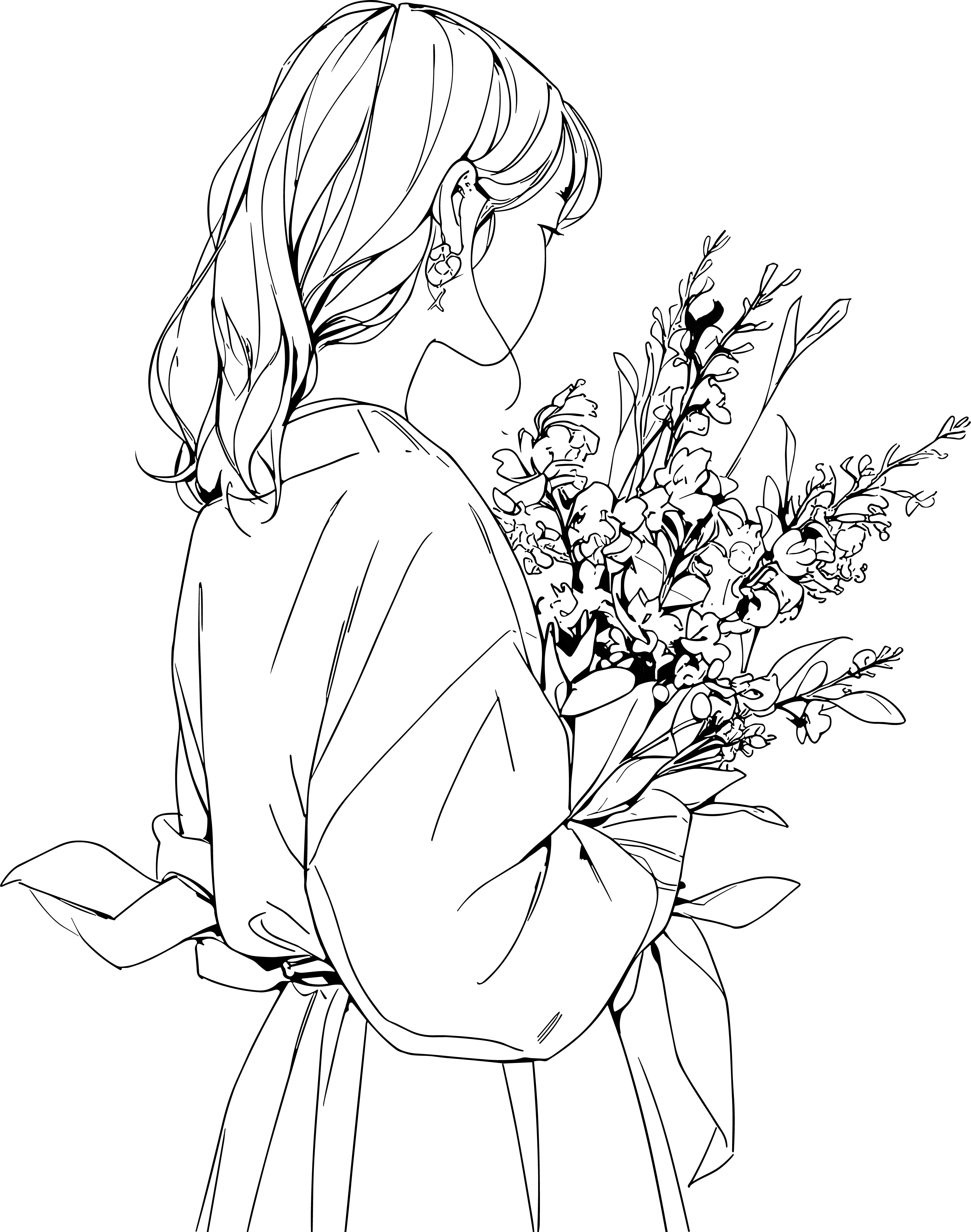 三八妇女节简笔画