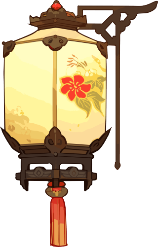 中式灯笼PNG插图