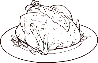 感恩节图片简笔画